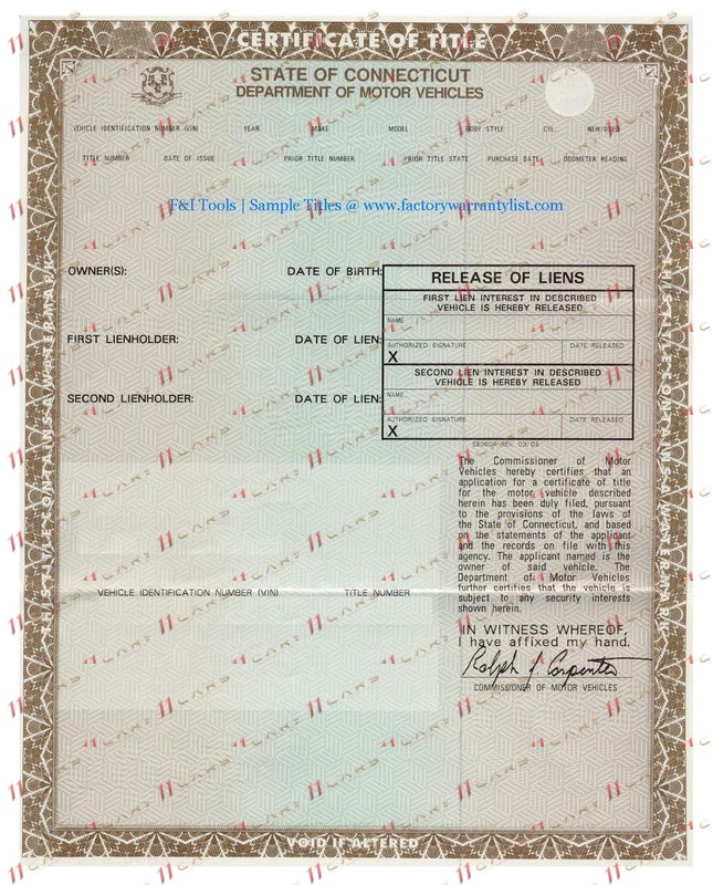 Title — Кънектикът