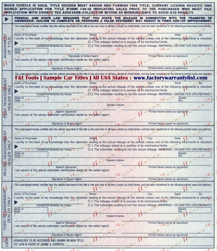 Title (Гръб) — Тексас